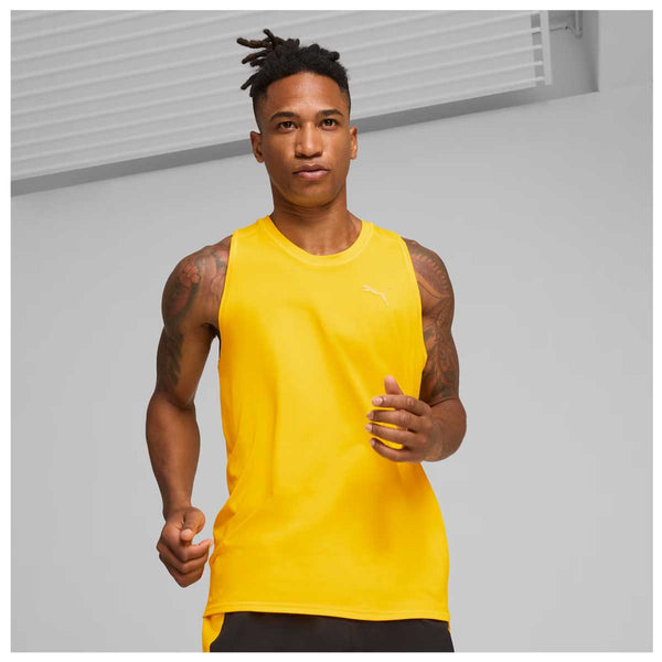 Playera Deportiva Puma RUN CS SS TANK Sun Stream Hombre