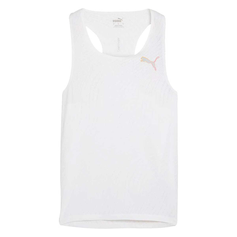 Playera Deportiva Puma RUN SINGLET White Hombre