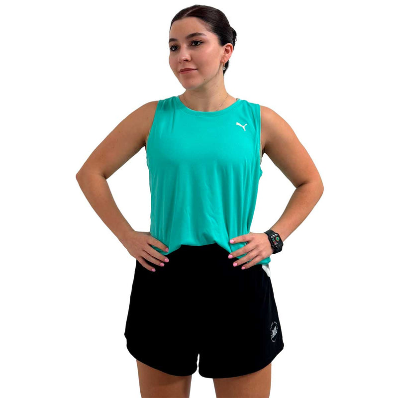 Camiseta Puma RUN VELOCITY TANK Aqua Mujer