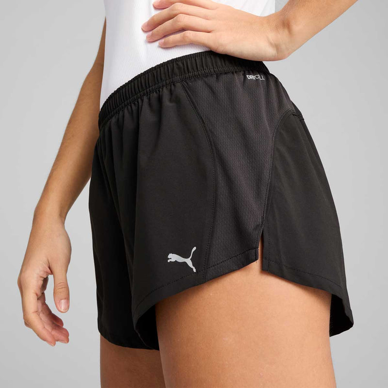 Short Deportivo Puma RUN VELOCITY 3" Negro Mujer