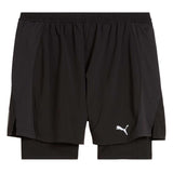 Short Deportivo Running VELOCITY 2IN1 Negro Hombre