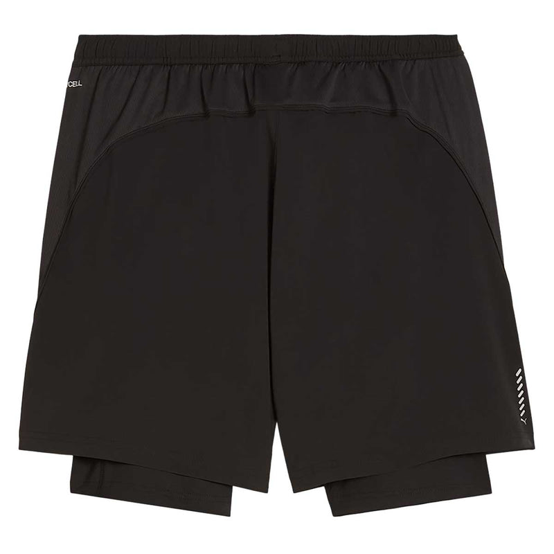 Short Deportivo Running VELOCITY 2IN1 Negro Hombre