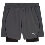 Short Deportivo Running VELOCITY 2IN1 Gris Hombre
