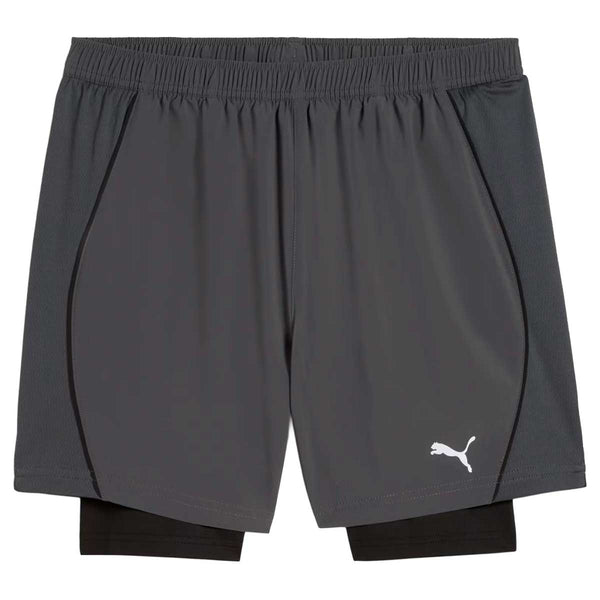 Short Deportivo Running VELOCITY 2IN1 Gris Hombre