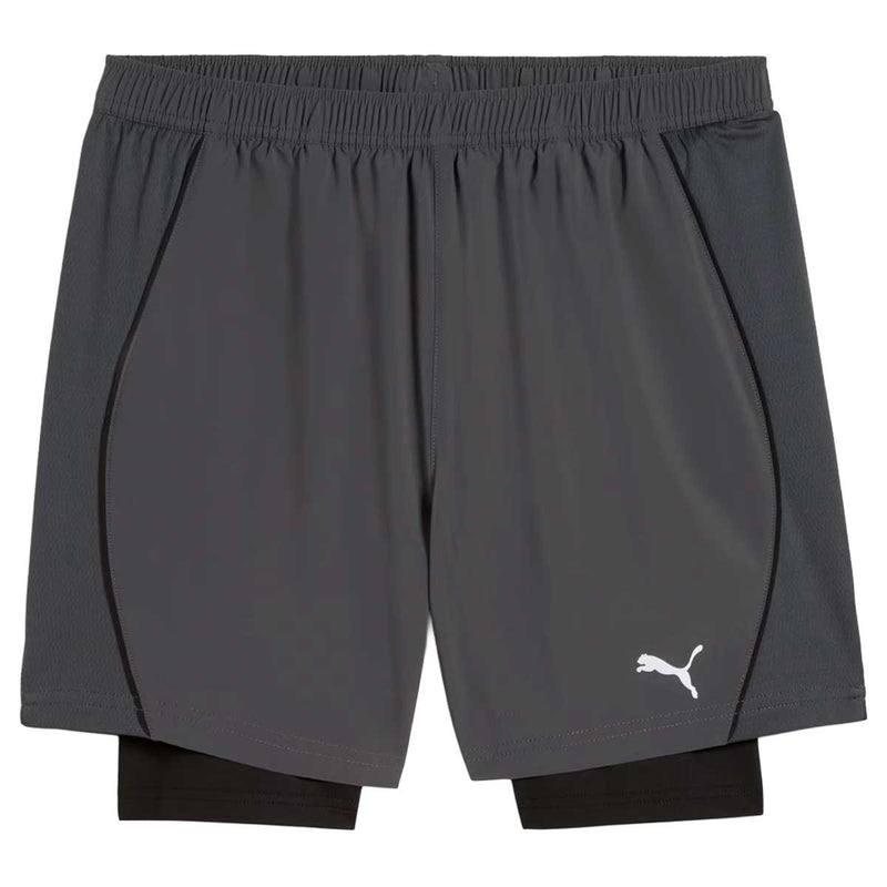 Short Deportivo Running VELOCITY 2IN1 Gris Hombre
