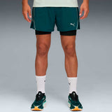 Shorts Cortos Puma X Saysky 2 en 1 VELOCITY Green Terrain Hombre