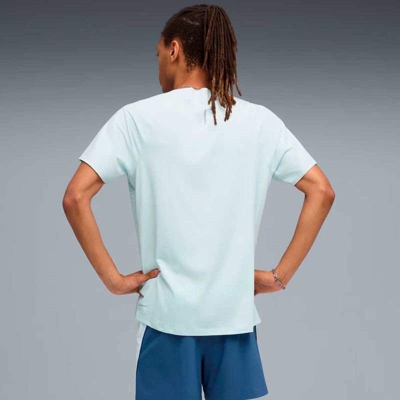 Playera Deportiva Puma CLOUDSPUN TEE Azul Cielo Hombre