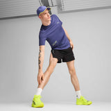 Playera Deportiva Puma RUN GRAPHIC MESH TEE Azul Hombre