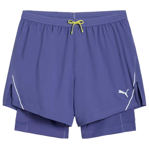 Short Deportivo Puma RUN ULTRAWEAVE 2 IN 1 Azul Hombre