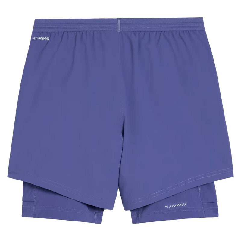 Short Deportivo Puma RUN ULTRAWEAVE 2 IN 1 Azul Hombre