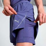Short Deportivo Puma RUN ULTRAWEAVE 2 IN 1 Azul Hombre