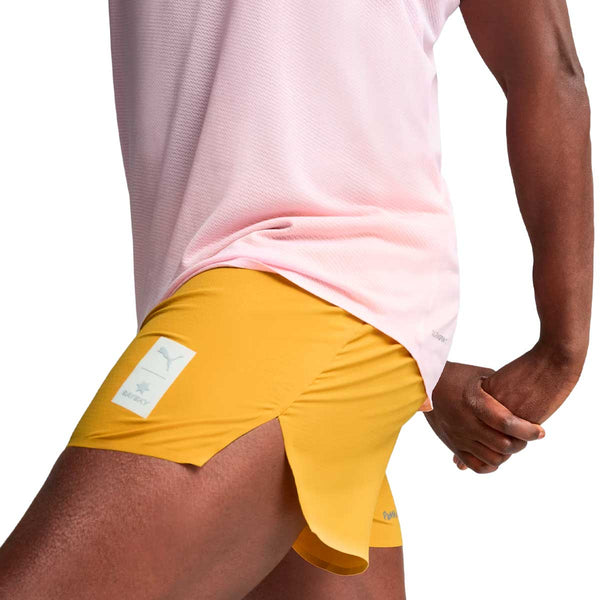 Short Deportivo PUMA x SAYSKY Amarillo Hombre
