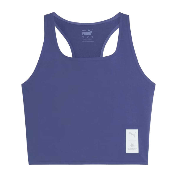 Crop Top Deportivo Puma X Saysky RUN CROP Azul Mujer