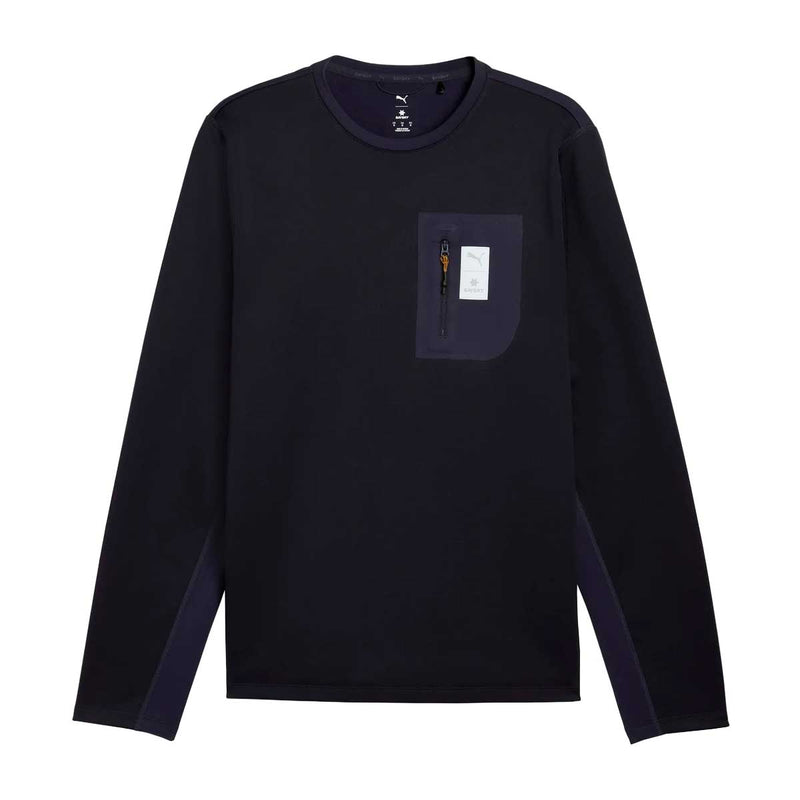 Sudadera Puma X Saysky Brushed Fleece New Navy Hombre