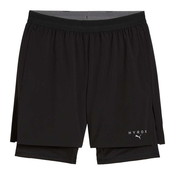 Short Deportivo Puma 2in1 Training Edición Hyrox Negro Hombre