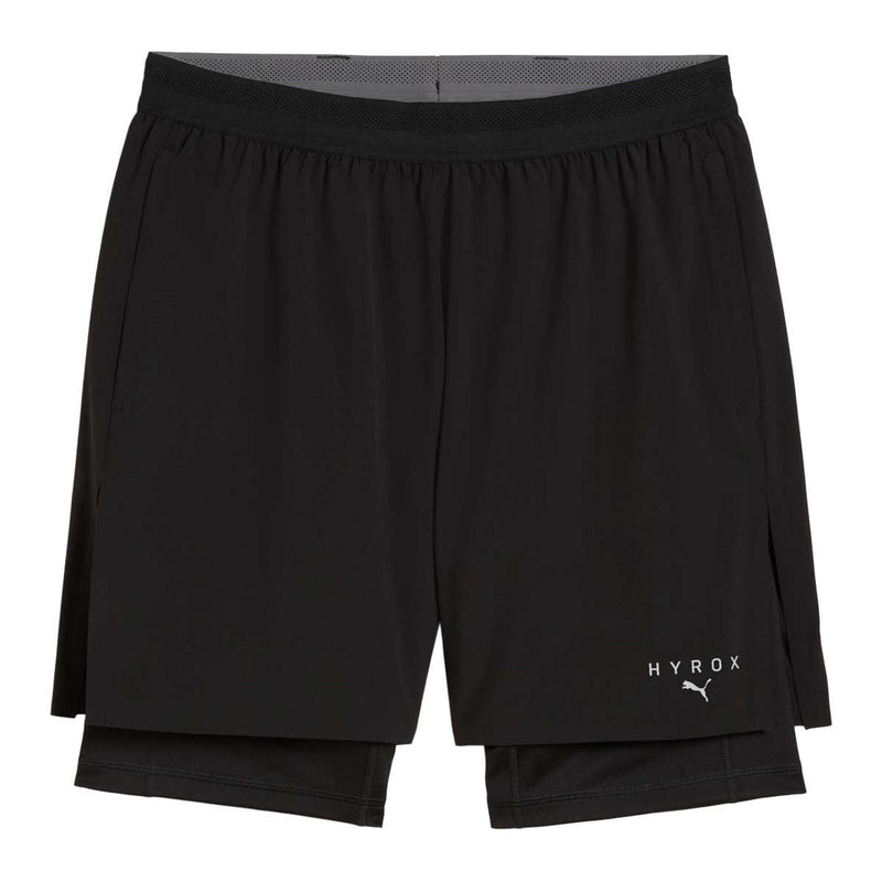 Short Deportivo Puma 2in1 Training Edición Hyrox Negro Hombre