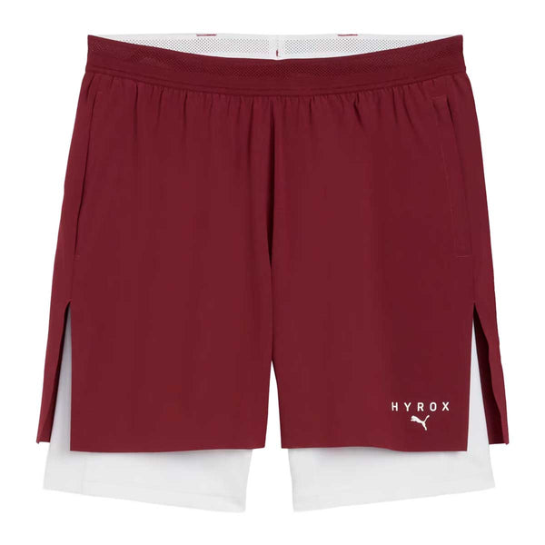 Short Deportivo Puma 2in1 Training Edición Hyrox Guindo Hombre