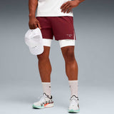Short Deportivo Puma 2in1 Training Edición Hyrox Guindo Hombre
