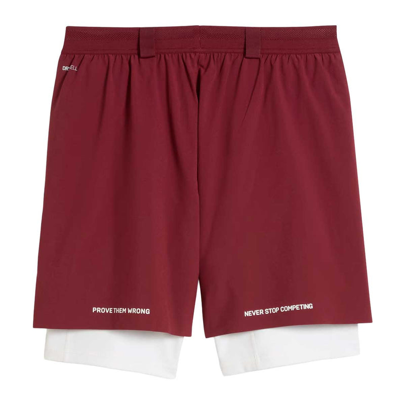Short Deportivo Puma 2in1 Training Edición Hyrox Guindo Hombre