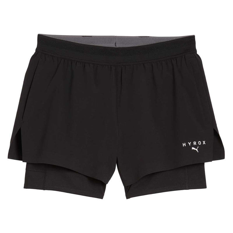 Short Deportivo Puma 2in1 Edición Hyrox Negro Mujer