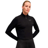Sudadera CLOUDSPUN PUMA x HYROX 1/4 ZIP Negro Mujer
