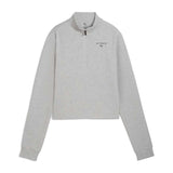 Sudadera CLOUDSPUN PUMA x HYROX 1/4 ZIP Gris Mujer