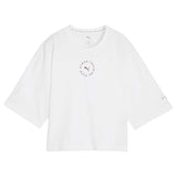 Playera Deportiva Puma Lifestyle Edición Hyrox Blanco Mujer