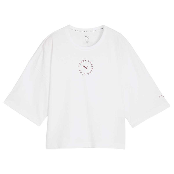 Playera Deportiva Puma Lifestyle Edición Hyrox Blanco Mujer