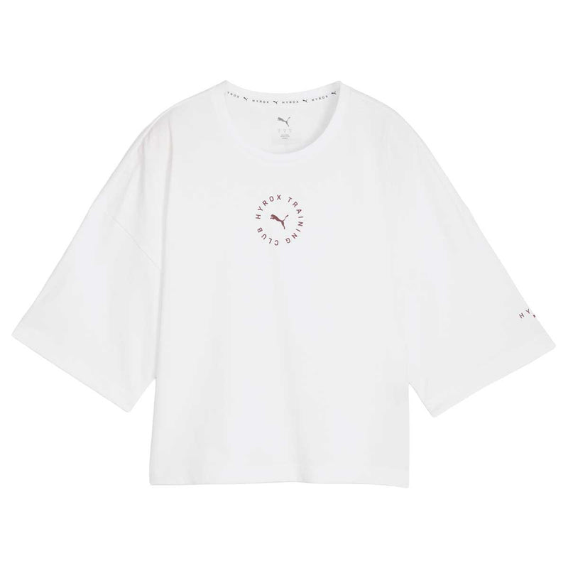 Playera Deportiva Puma Lifestyle Edición Hyrox Blanco Mujer