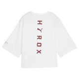 Playera Deportiva Puma Lifestyle Edición Hyrox Blanco Mujer