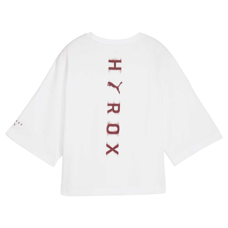 Playera Deportiva Puma Lifestyle Edición Hyrox Blanco Mujer