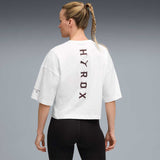 Playera Deportiva Puma Lifestyle Edición Hyrox Blanco Mujer