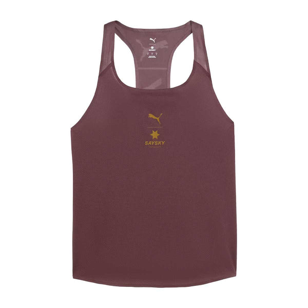 Playera Deportiva Puma X Saysky Singlet Raisin Mujer