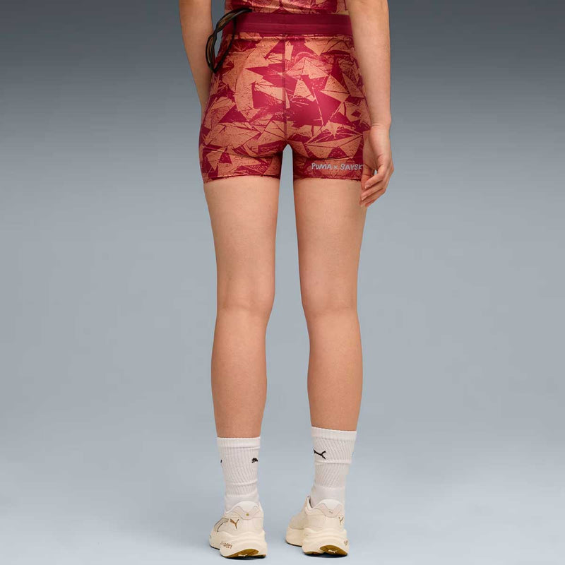 Leggings Cortos Puma X Saysky Regal Red Mujer
