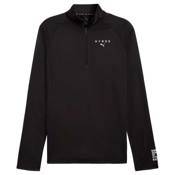 Sudadera Deportiva Puma Quarter 1/4 Zip Hyrox Negro Hombre