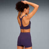 Sujetador Deportivo Puma x Hyrox SHAPELUXE High Neck Deep Plum Mujer