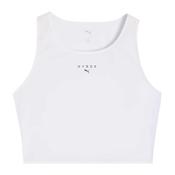 Crop Tank Deportivo Puma Edición Limitada Hyrox Blanco Mujer