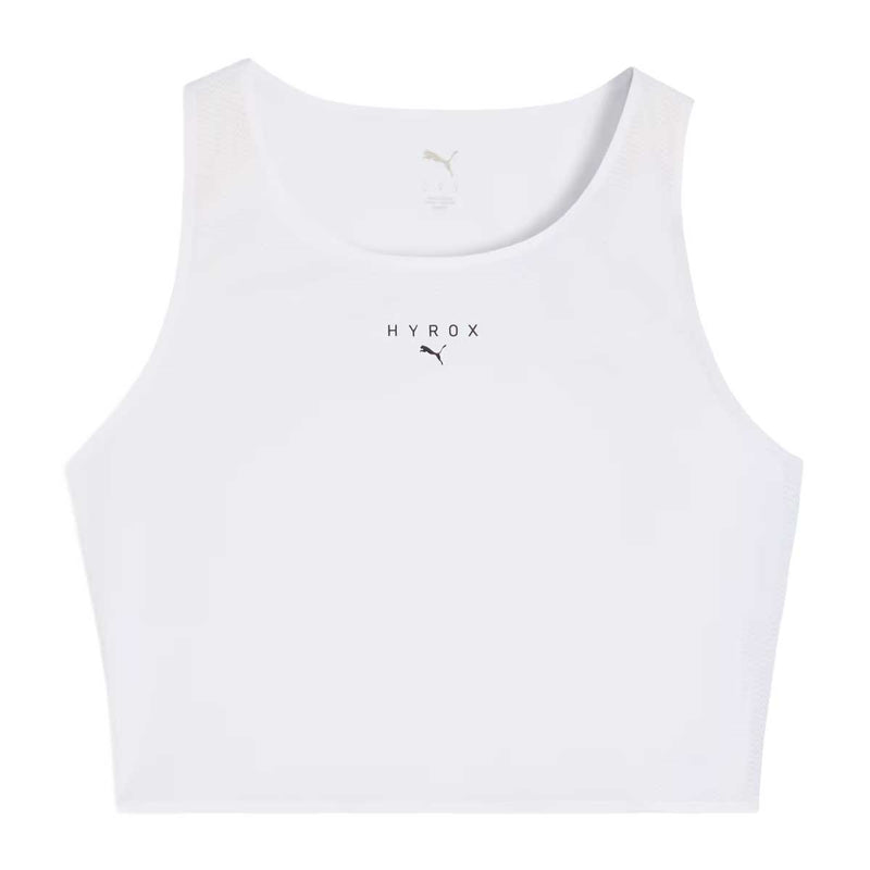 Crop Tank Deportivo Puma Edición Limitada Hyrox Blanco Mujer