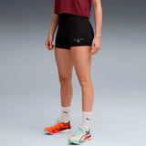 Short Deportivo Puma x Hyrox SHAPELUXE 3" Tight Negro Mujer