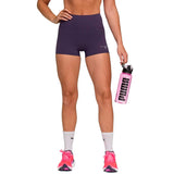 Short Deportivo Puma x Hyrox SHAPELUXE 3" Tight Deep Plum Mujer