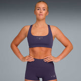 Sujetador Deportivo Tech PUMA x HYROX Deep Plum Mujer