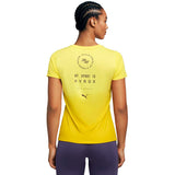 Playera Deportiva PUMA x HYROX POLY GRAPHIC Amarillo Mujer