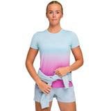 Playera Deportiva PUMA x HYROX POLY GRAPHIC Celeste Mujer