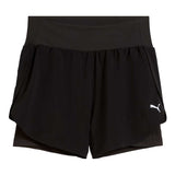 Short Deportivo Puma x Hyrox DREAMRUN 2in1 3" Dry Negro Mujer