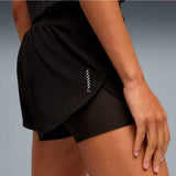 Short Deportivo Puma x Hyrox DREAMRUN 2in1 3" Dry Negro Mujer