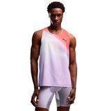 Playera Sin Mangas Puma Lightspeed Ultraweave Morado Gris Hombre