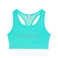 Top Deportivo Puma HYROX Mid Sports Bra Aqua Mujer