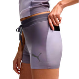 Short Puma Lightspeed 3" Morado Gris Mujer