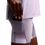 Short Puma Lightspeed 8" Morado Gris Hombre