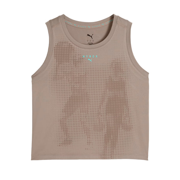 Crop Tank Puma HYROX Cloudspun ThermoAdapt Gris Ratón Mujer – RUN24.MX